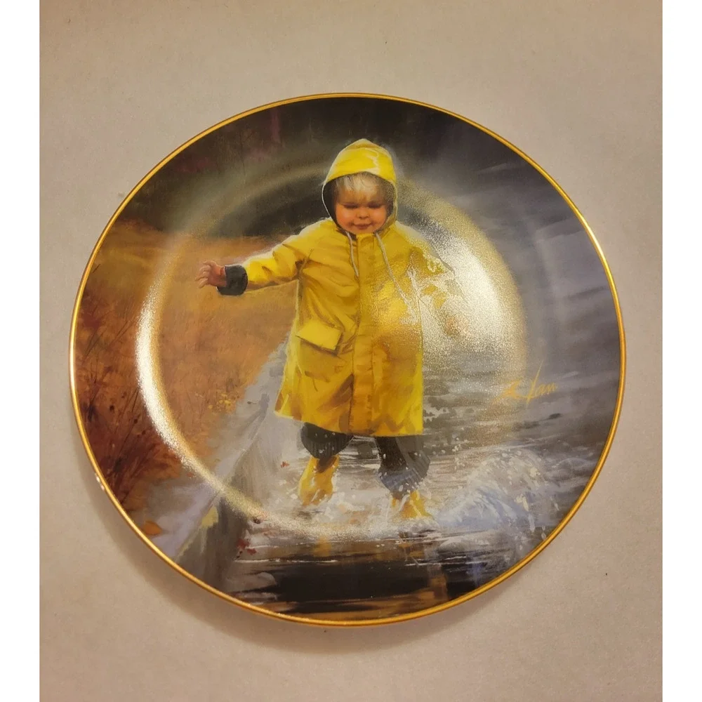 Danbury Mint Little Splasher by‎ Donald Zolan Collectible Plate with COA #G3109